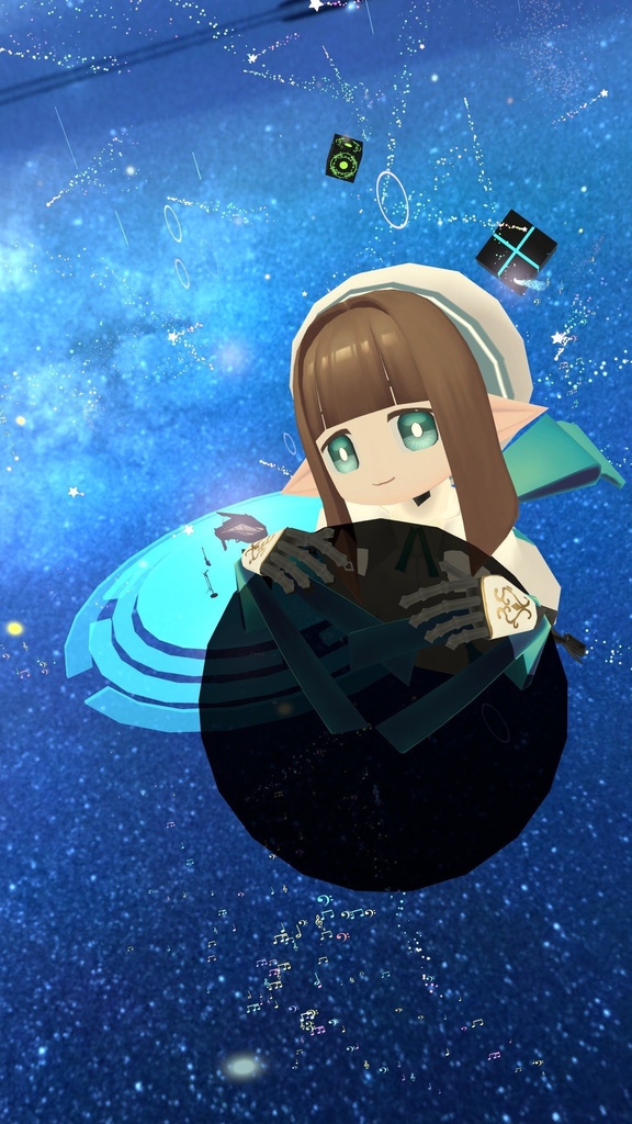 「いろまる」Quest対応パーティクルフィルター【Modular Avatar対応】