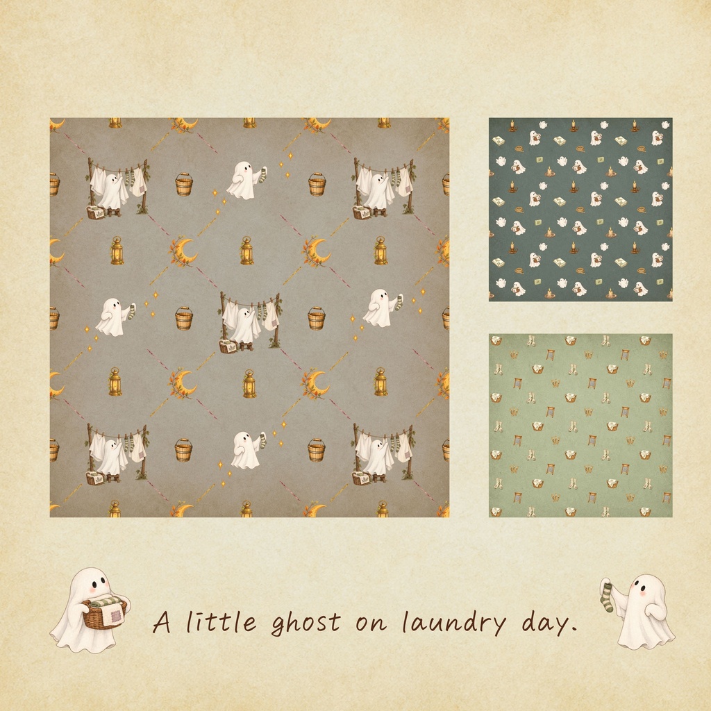 Cozy Halloween Days |デザインペーパー12枚セット(12x12インチ)