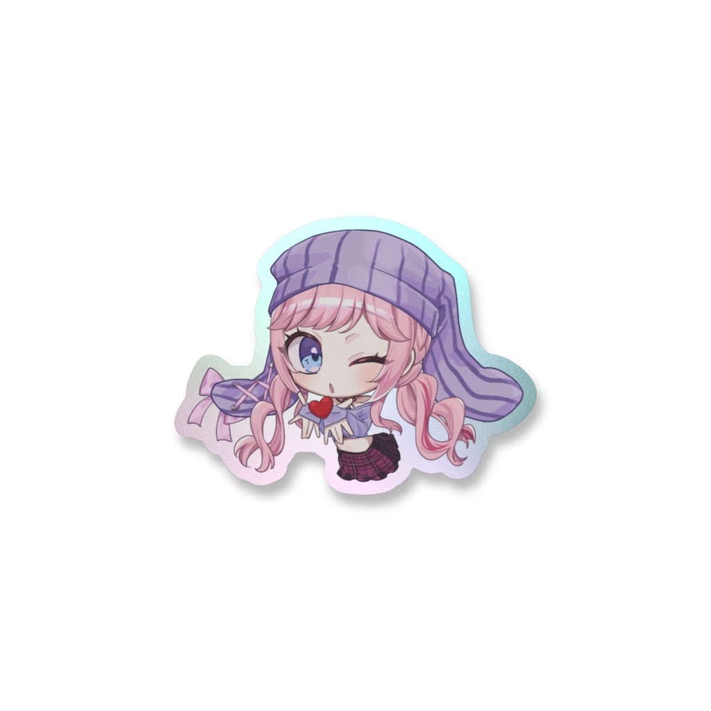 ハートうるステッカー