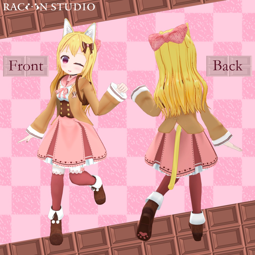 オリジナル3Dモデル「ストレ」