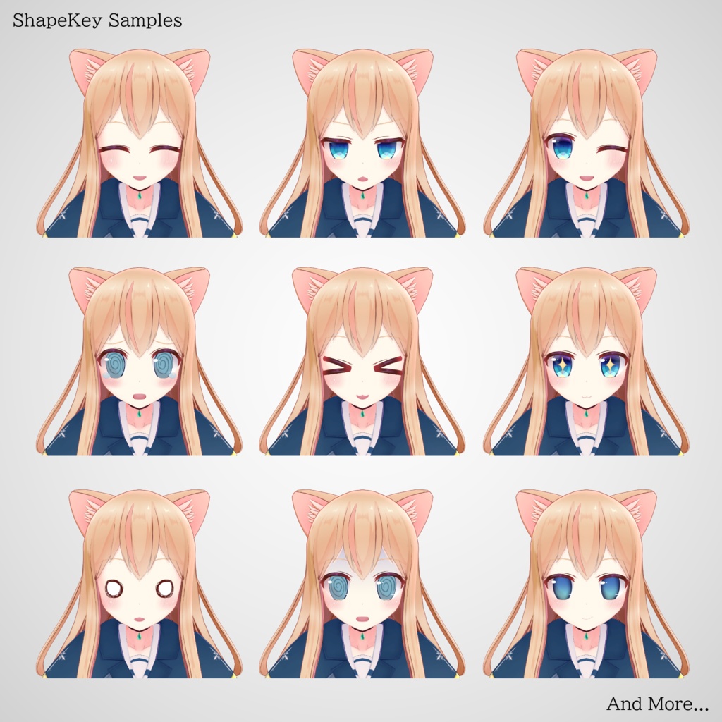 オリジナル3Dモデル「リズ・ベル」