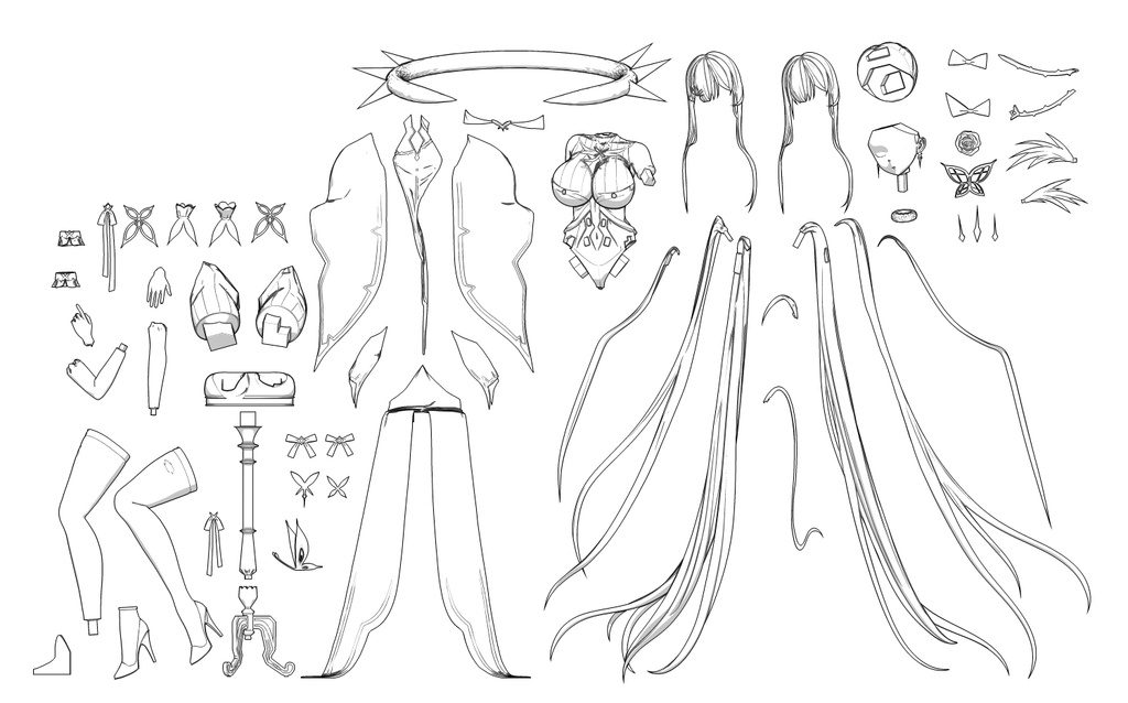 エピックセブン 鎮魂のロエンナ ガレージキット