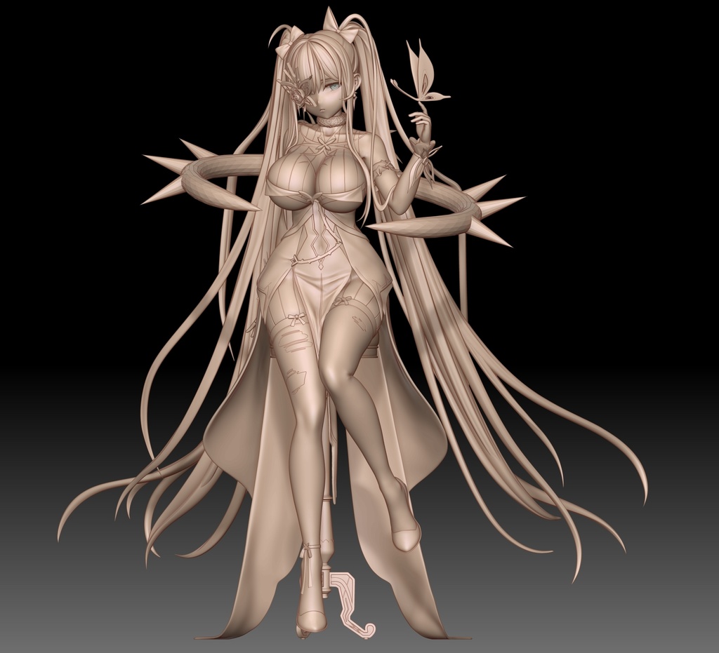 エピックセブン 鎮魂のロエンナ STLファイル