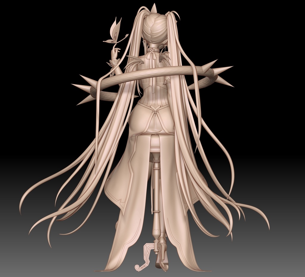 エピックセブン 鎮魂のロエンナ STLファイル