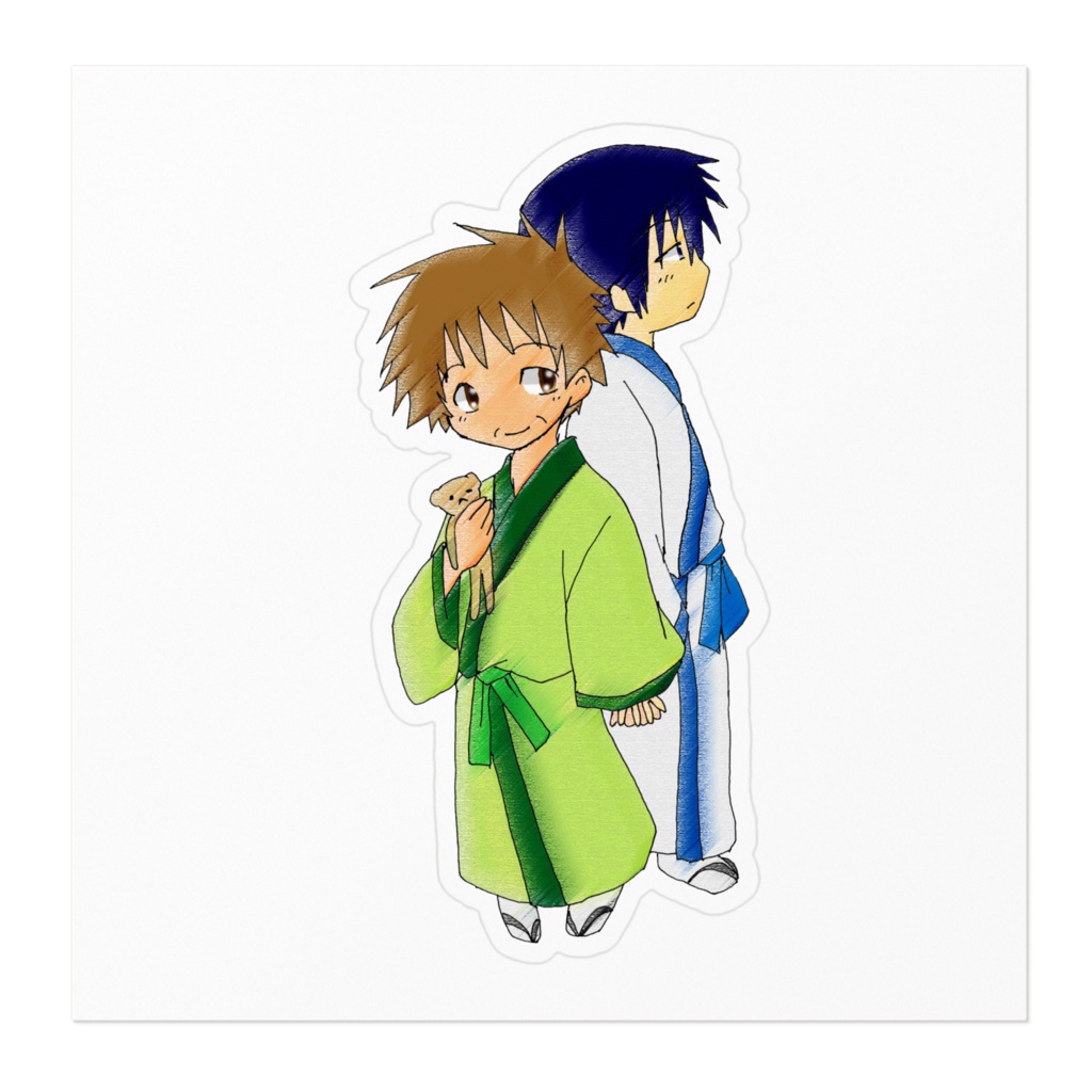 ステッカー-細道-