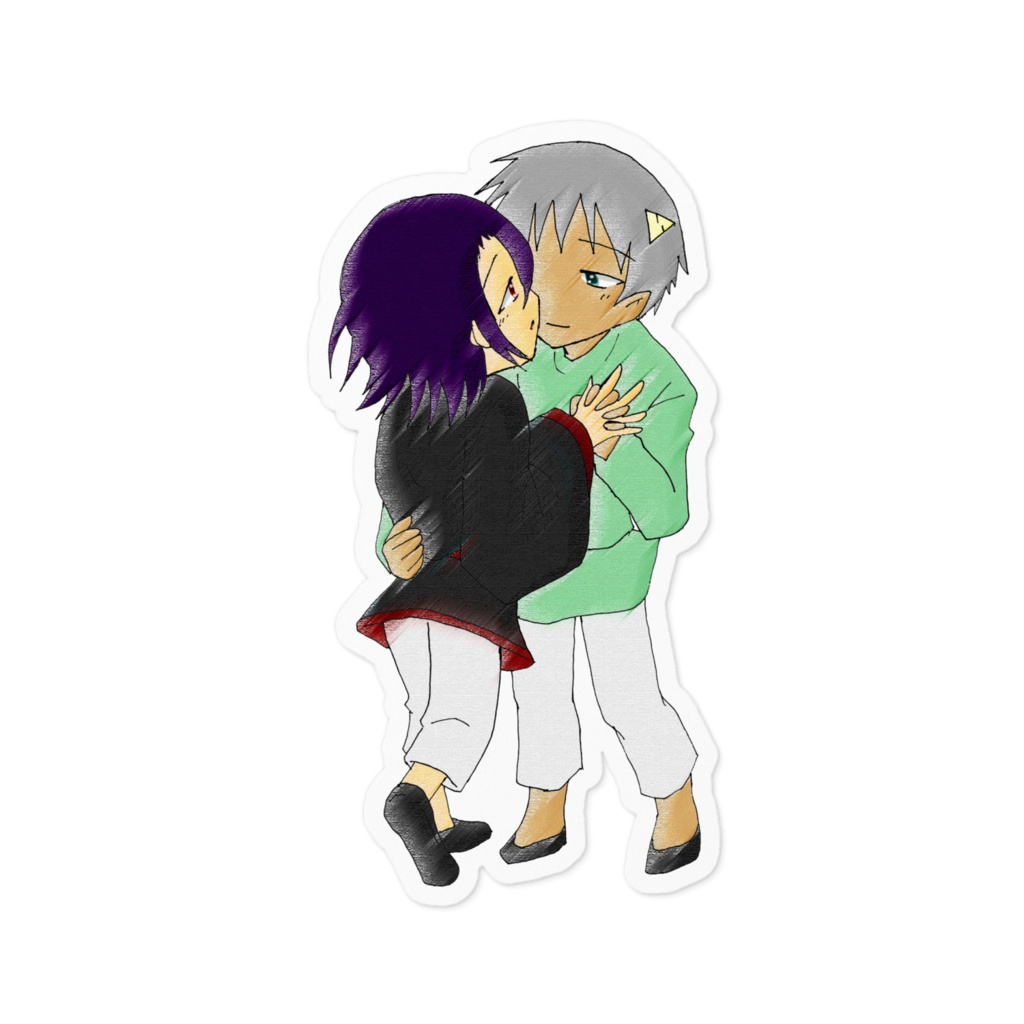 ステッカー-天国-