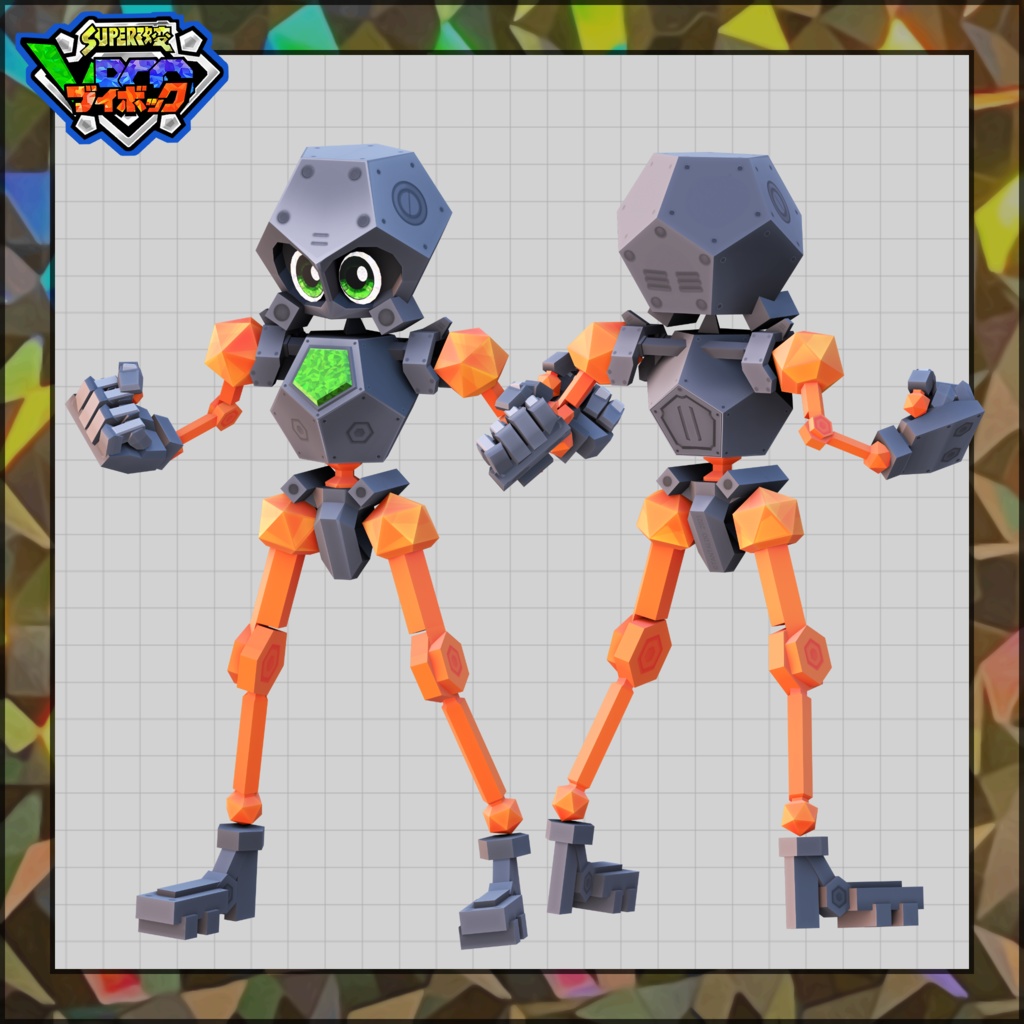 【VRChatオリジナルアバター】ブイボック素体「VB_フレーム」