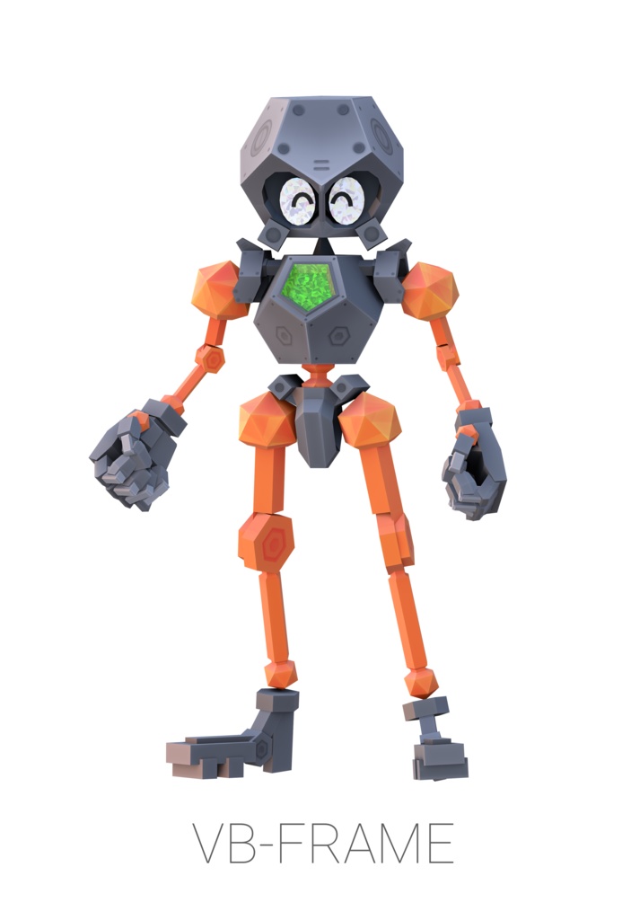 【VRChatオリジナルアバター】ブイボック素体「VB_フレーム」