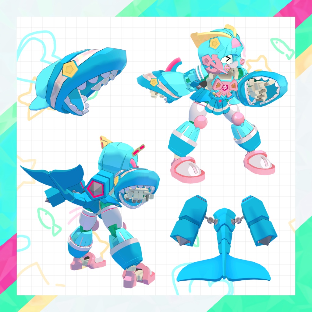 【VRChatオリジナルアバター】ネーレイス