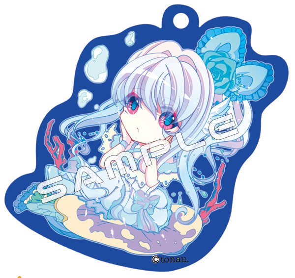 カラーアクリルキーホルダー／サマーバケーションエリス 