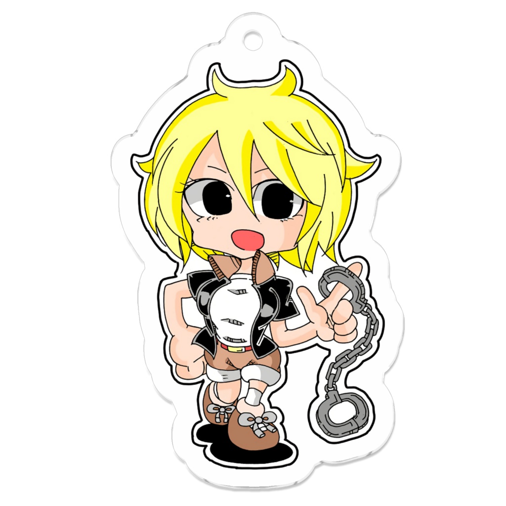 里中・アクリルキーホルダー