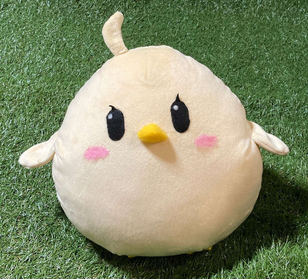 まんじゅうのぬいぐるみ（クリーム）