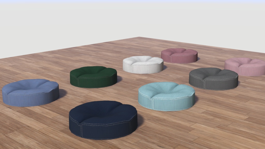 へこむクッション【ワールドアセット】