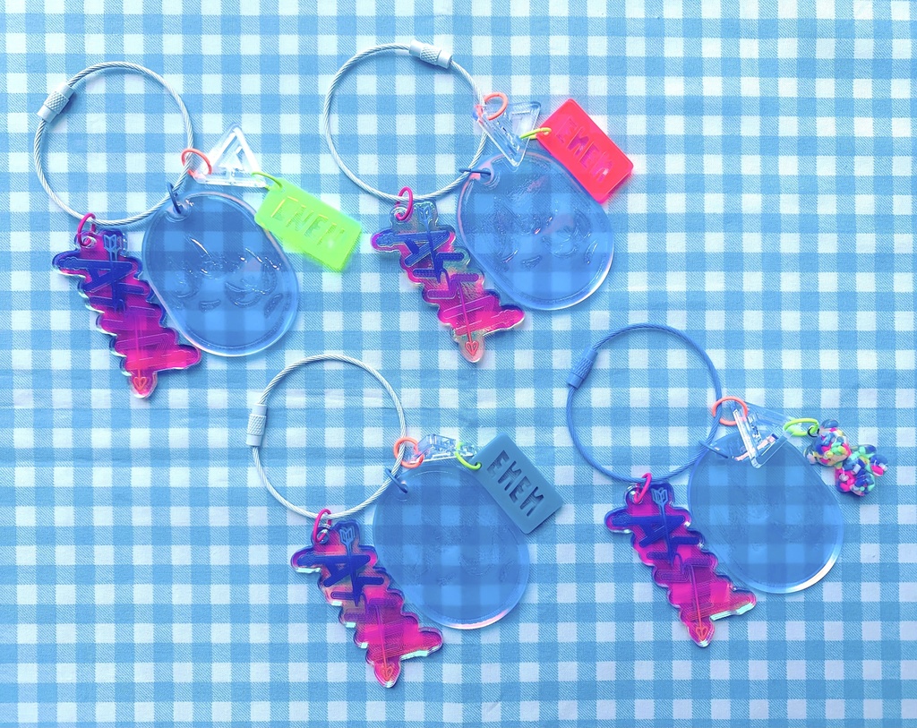 AURORA Acrylic key ring