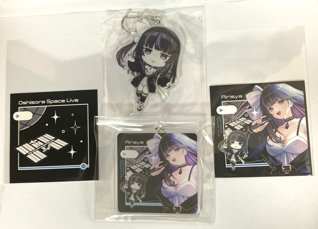 凛々咲 アクキーWセット【推し宙スペースライブ】