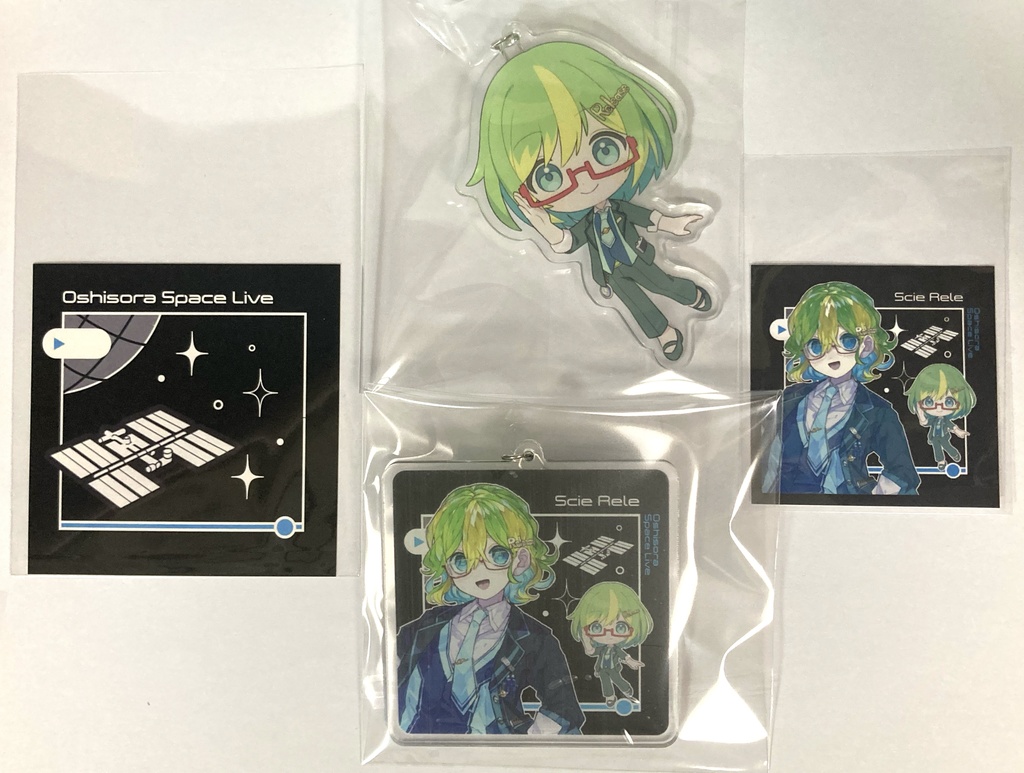 彩恵りり アクキーWセット【推し宙スペースライブ】