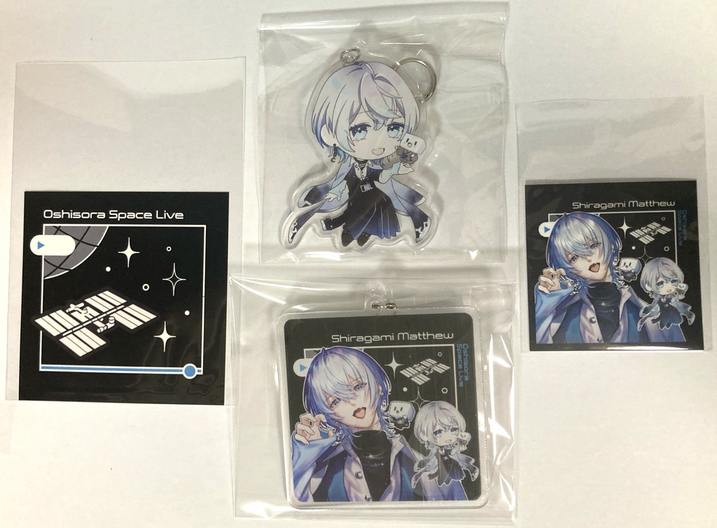 白噛ましゅー アクキーWセット【推し宙スペースライブ】