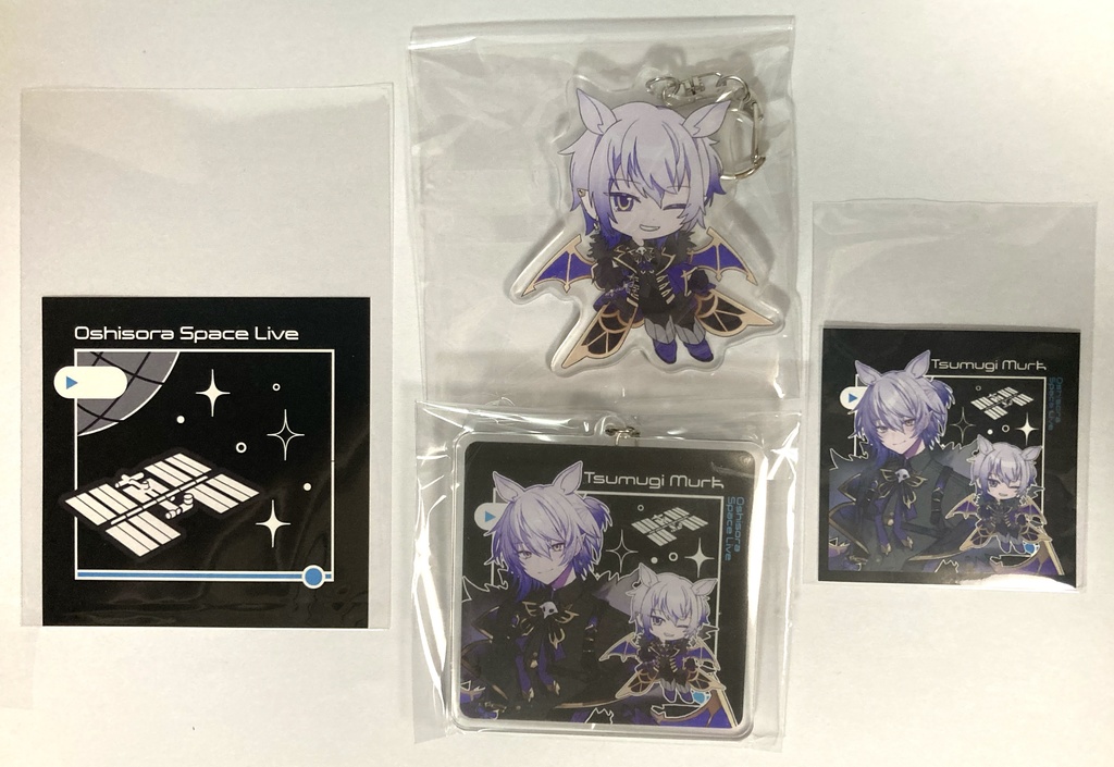 紡生ムルク アクキーWセット【推し宙スペースライブ】