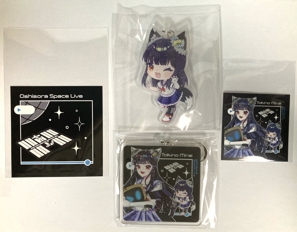 刻之ミライ アクキーWセット【推し宙スペースライブ】