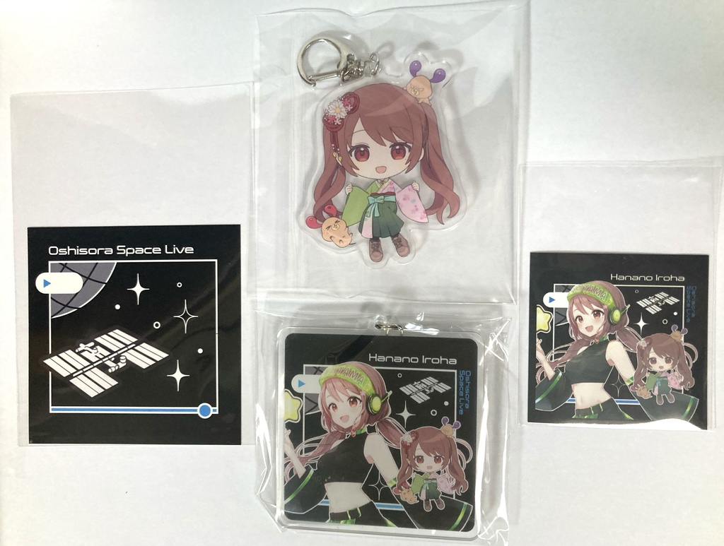 花野彩晴 アクキーWセット【推し宙スペースライブ】