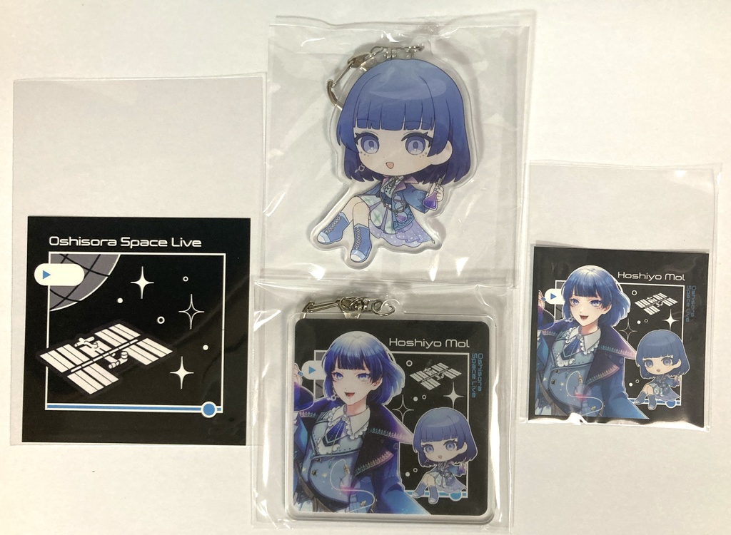 星夜もる アクキーWセット【推し宙スペースライブ】