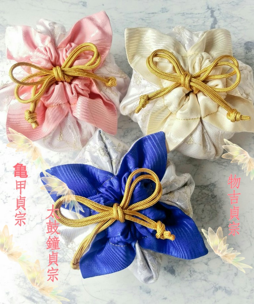 ❢大倶利伽羅再販❢刀剣男士イメージ🌸花笑み巾着🌸