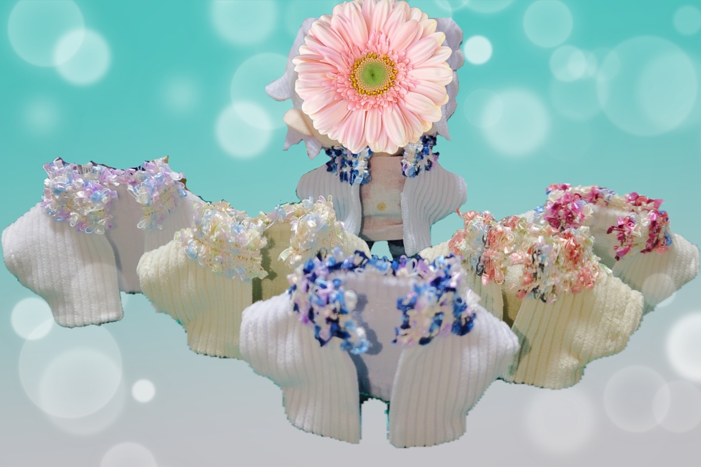 🈹1400→1000円🈹10〜13㌢ぬいちゃん🌼カラフルアウター🌼