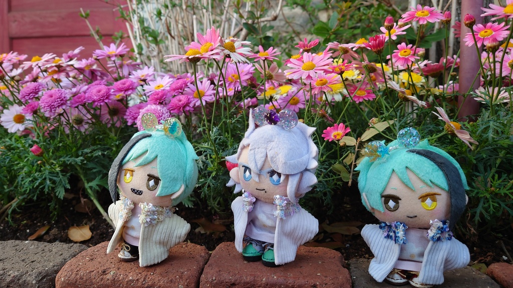 🈹1400→1000円🈹10〜13㌢ぬいちゃん🌼カラフルアウター🌼