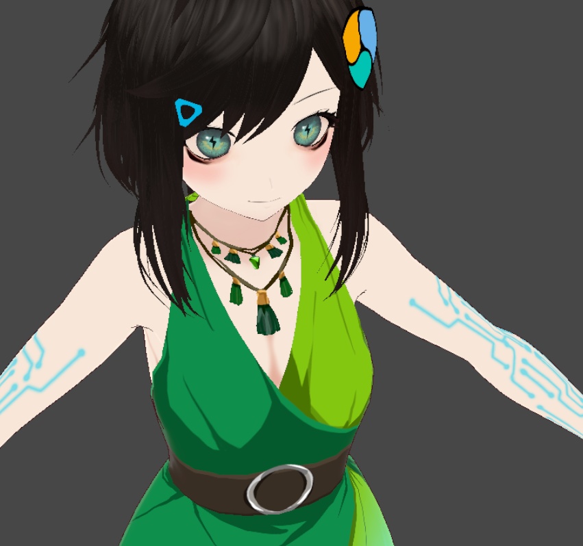 【衣装無料配布中】「メタバースデイドレス」ワンピース+靴【VRoid】