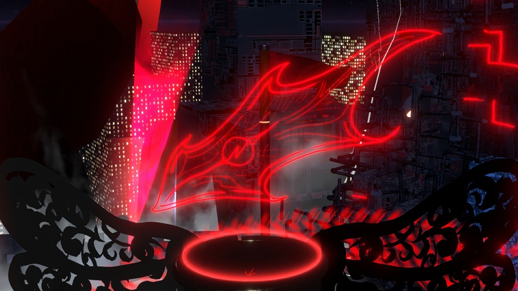 【アイテム無料配布中】「ディビデュアル角&羽」【VRoid・FBX・OBJ・VRChat用Unityパッケージ】