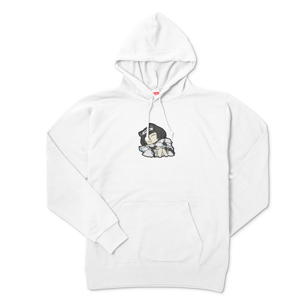ワンたんと一緒パーカー(白・黒)