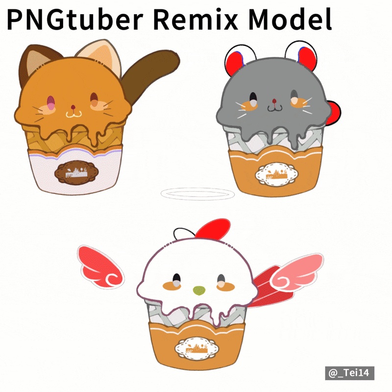 【pngtuber remix】 pngtuber remix モデル