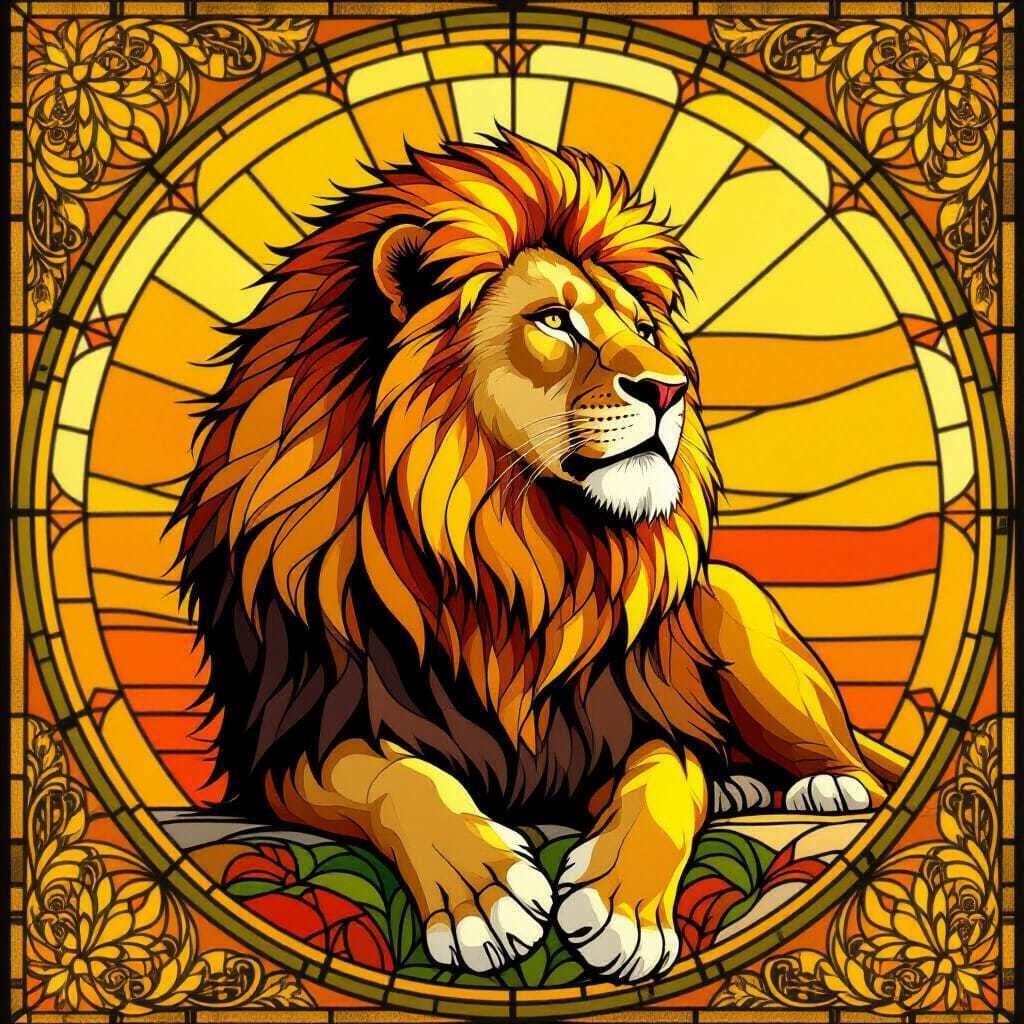 星座シリーズ「獅子座01 – Leo」 