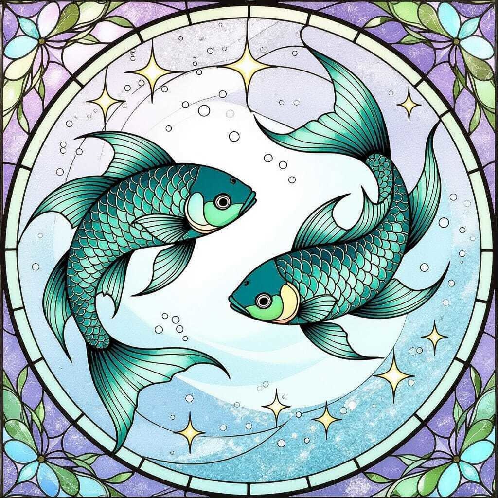 星座シリーズ「魚座01 – Pisces」