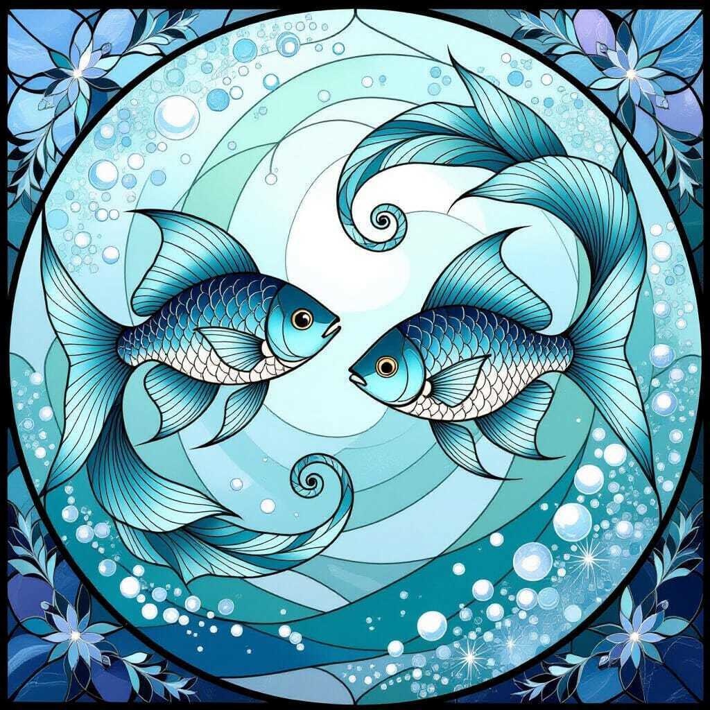 星座シリーズ「魚座02 – Pisces」