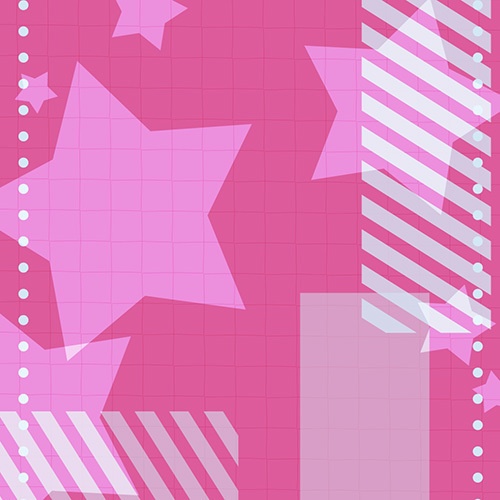 正方形のサムネなどに使える星背景カラーバリエ8種付き