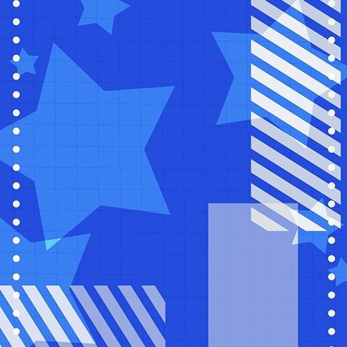 正方形のサムネなどに使える星背景カラーバリエ8種付き