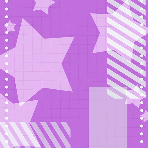 正方形のサムネなどに使える星背景カラーバリエ8種付き