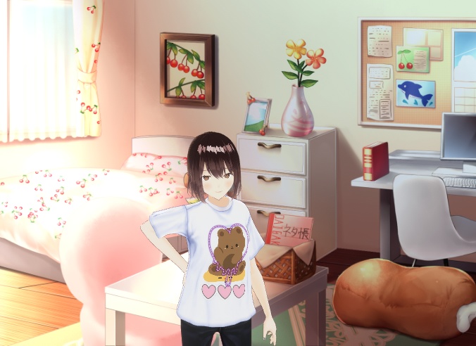 Vroid 'Give Teddy Love' Shirt
