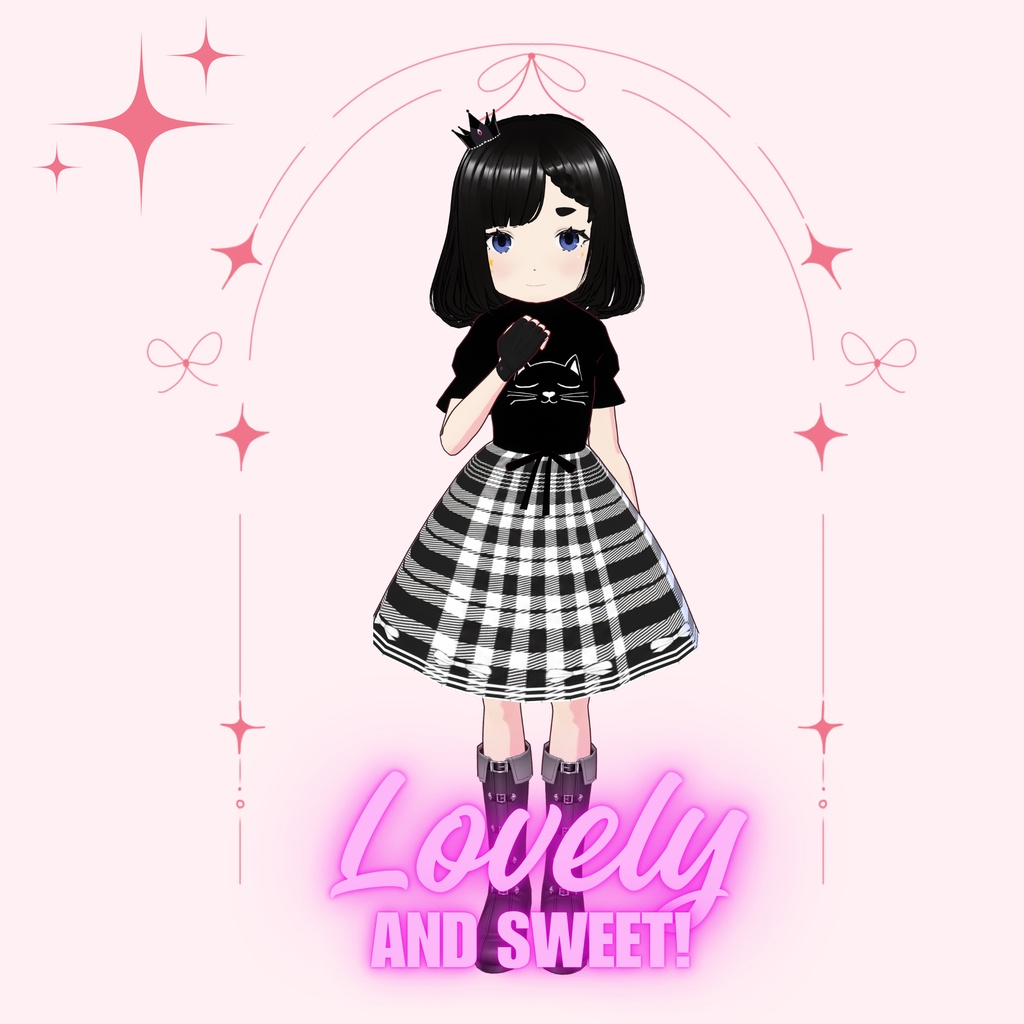 Vroid Model - Chibi Cute Avatar - Vroid モデル - かわいい ちび