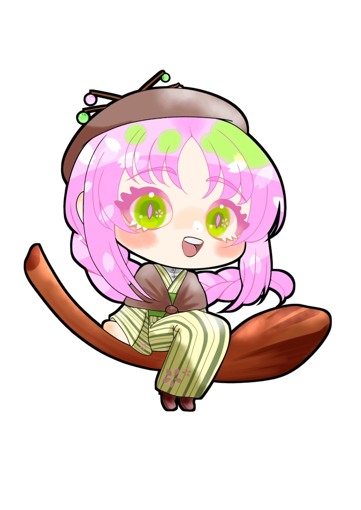 【ハロウィン】桜の魔女弥生【アクキー】