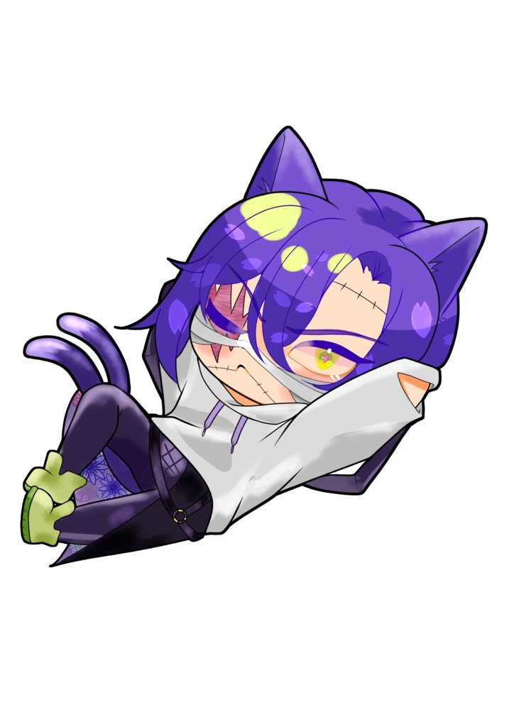 【ハロウィン】猫又扶持【アクキー】