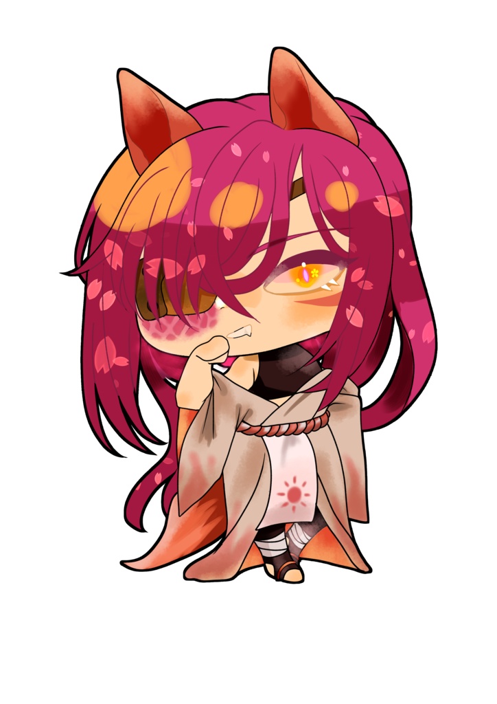 【ハロウィン】吸血犬千桜【アクキー】