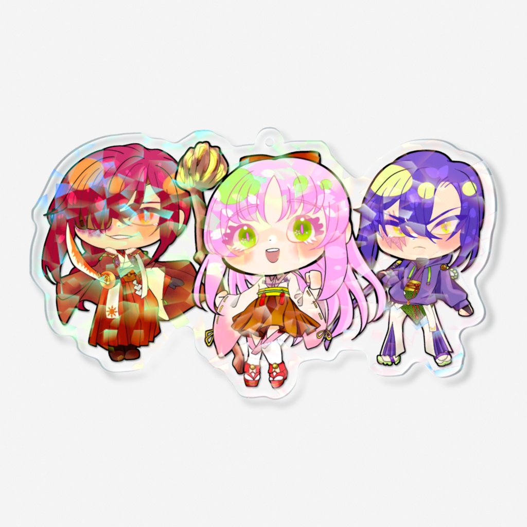 春の3兄妹アクキー