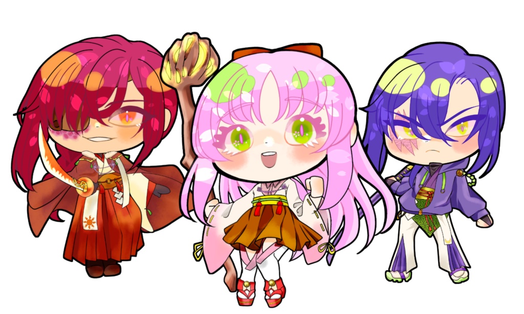 春の3兄妹アクキー