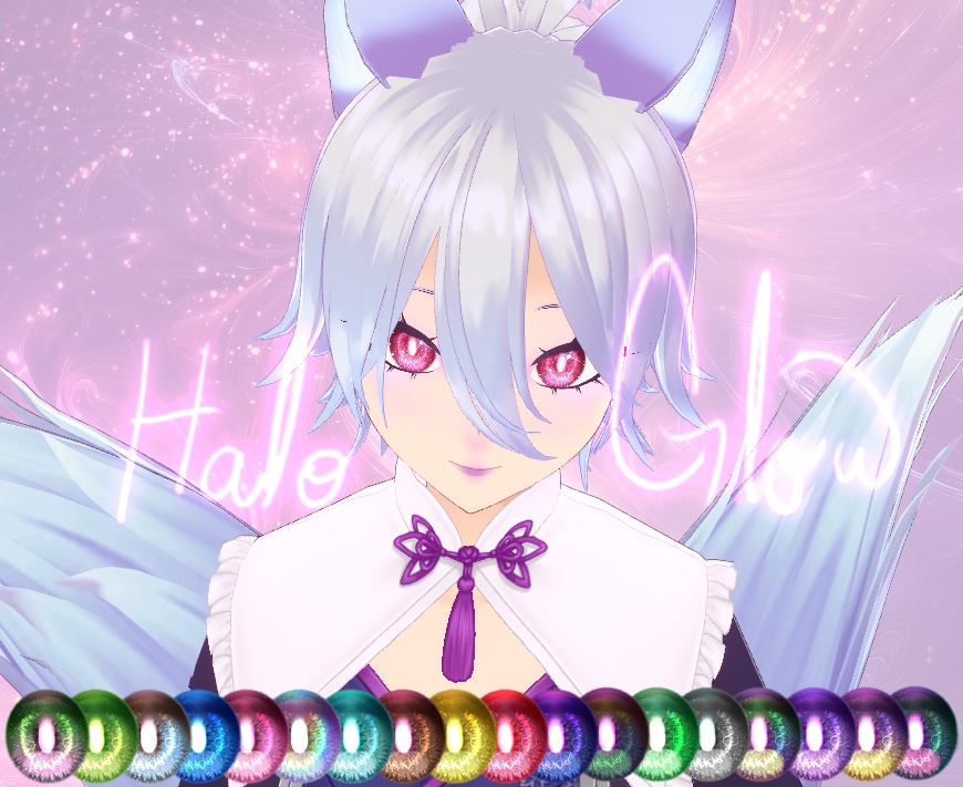 Halo Glow Eyes | Vroid