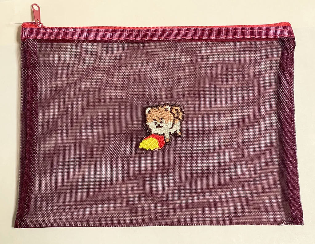 【ぽめグッズ】刺繍ポーチ/アクキー