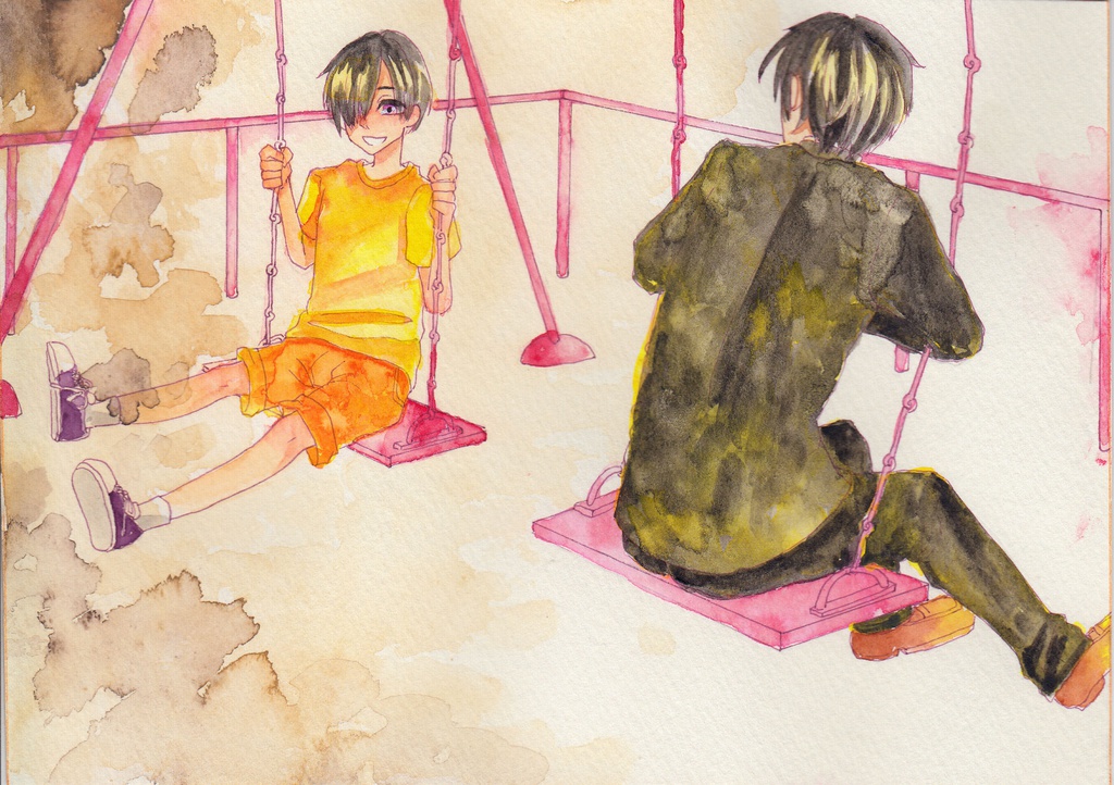 ポストカード「ブランコ」