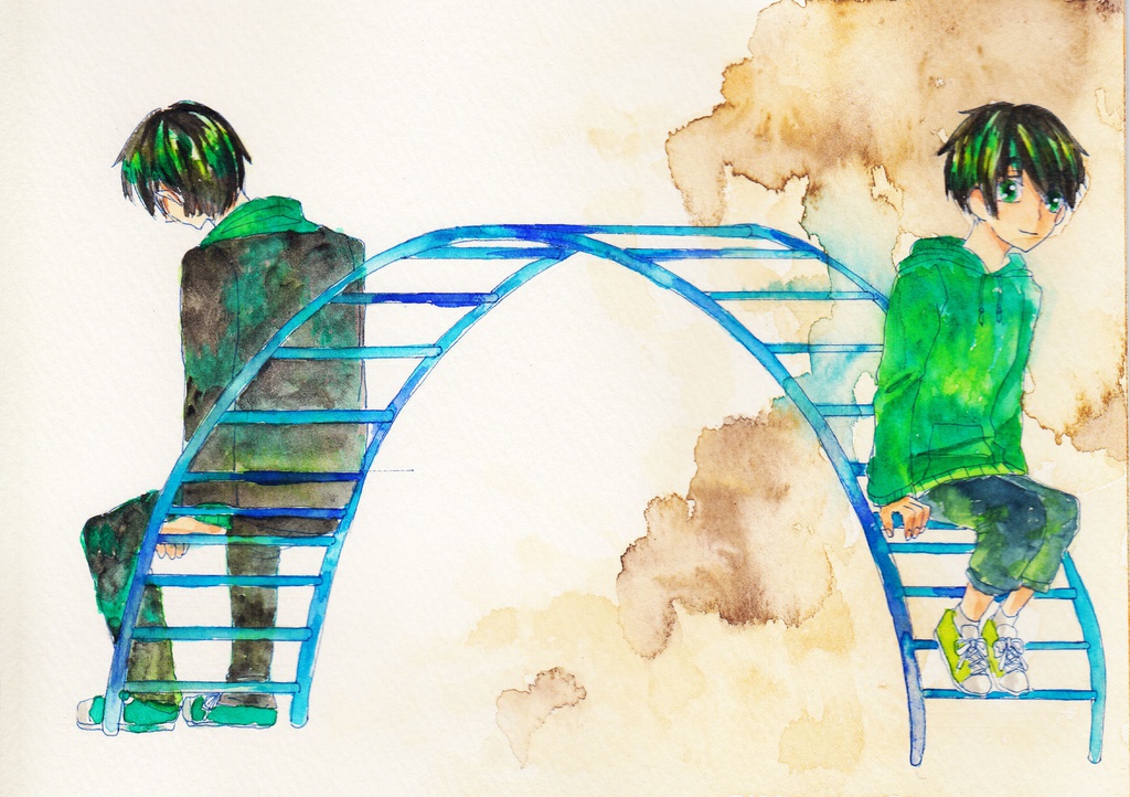 ポストカード「雲梯」