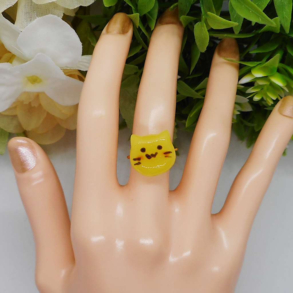 蓄光にゃんぷっぷーリング